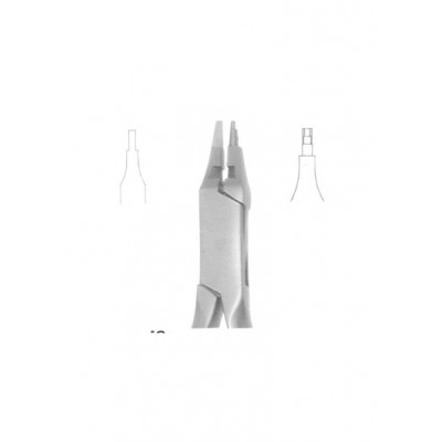  40c, 40TC 13.5 cm, 5 1/4� Contouring pliers light wire pliers grooved with cutter. 